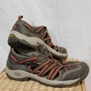 Chaco bungee water shoe.